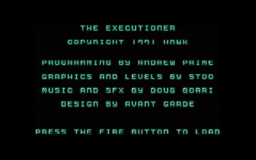 Executioner, The_Disk1 screen shot title